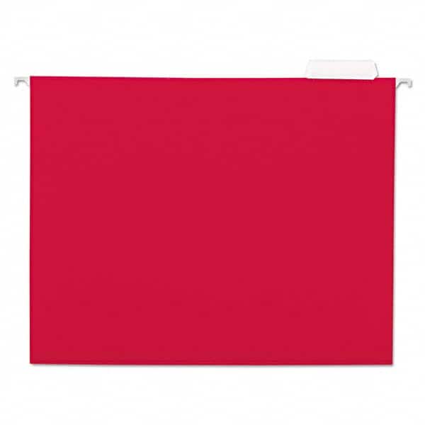 UNIVERSAL - File Folders, Expansion Folders & Hanging Files Folder/File Type: Hanging File Folder Color: Red - Apex Tool & Supply