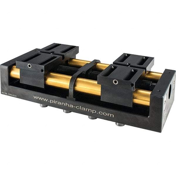 Piranha Clamp - Self-Centering Vises Jaw Width (mm): 120.00 Maximum Jaw Opening Capacity (mm): 238.00 - Apex Tool & Supply