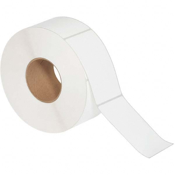 Value Collection - Pack of 6 Rolls, 1,300 Labels per Roll, 3" x 5" White Matte Coated Facestock Thermal Labels - Apex Tool & Supply