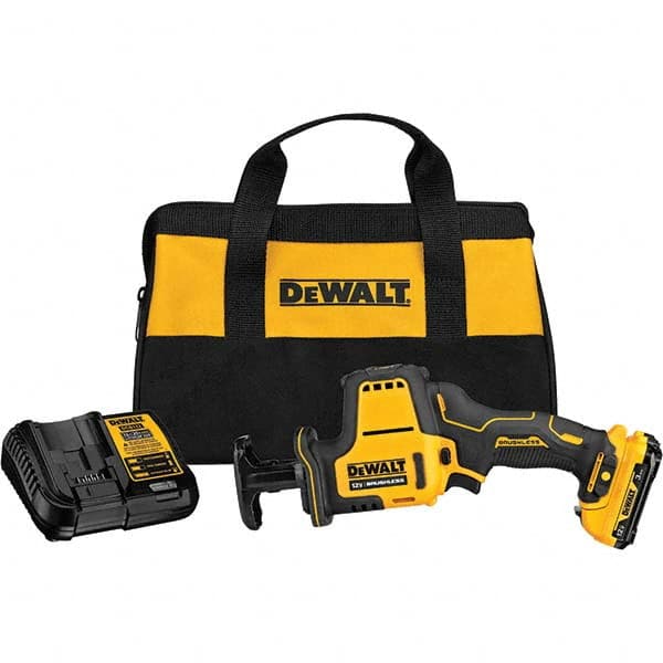 DeWALT - Cordless Reciprocating Saws Voltage: 12.0 Battery Chemistry: Lithium-Ion - Apex Tool & Supply