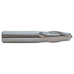 1.5mm TuffCut GP Std. Length 2 Fl Ball Nose Center Cutting End Mill - Apex Tool & Supply