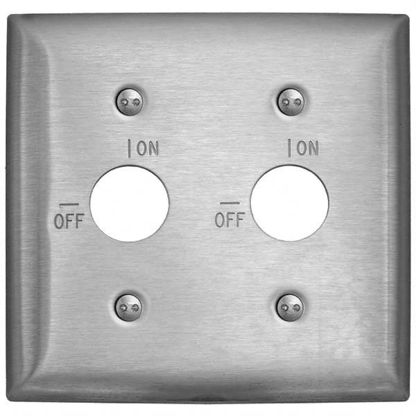 Bryant Electric - Wall Plates Wall Plate Type: Switch Plates Color: Metallic - Apex Tool & Supply