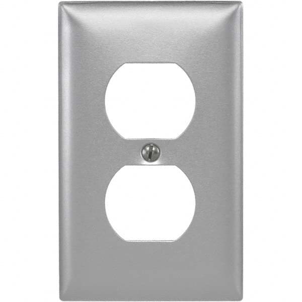 Bryant Electric - Wall Plates Wall Plate Type: Outlet Wall Plates Color: Metallic - Apex Tool & Supply