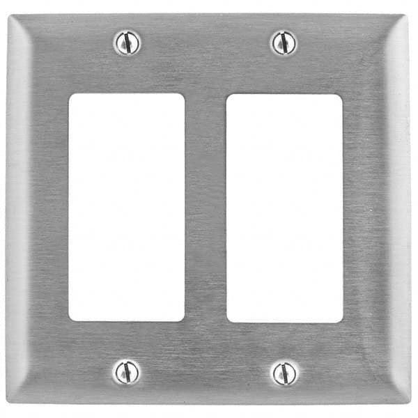 Bryant Electric - Wall Plates Wall Plate Type: Outlet Wall Plates Color: Metallic - Apex Tool & Supply