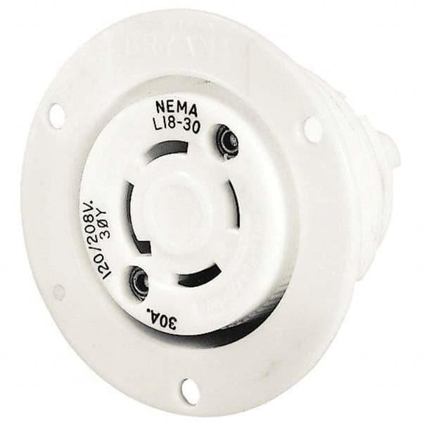 Bryant Electric - Twist Lock Receptacles Receptacle/Part Type: Receptacle Gender: Female - Apex Tool & Supply