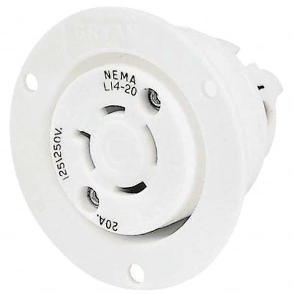 Bryant Electric - Twist Lock Receptacles Receptacle/Part Type: Receptacle Gender: Female - Apex Tool & Supply