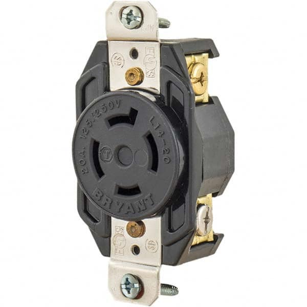 Bryant Electric - Twist Lock Receptacles Receptacle/Part Type: Receptacle Gender: Female - Apex Tool & Supply