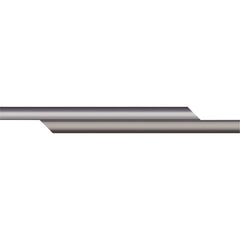 Micro 100 - Tool Bit Blanks; Material: Solid Carbide ; End Shape: Split End ; Width/Diameter (mm): 2.00 ; Overall Length (mm): 38.0000 - Exact Industrial Supply