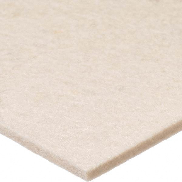 USA Sealing - 36 x 36 x 1/4" White Pressed Wool Felt Sheet - Apex Tool & Supply