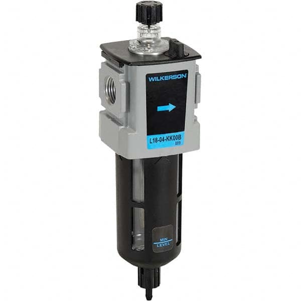 Wilkerson - Lubricators Type: Standard - Modular Port Size NPT: 1/2 - Apex Tool & Supply