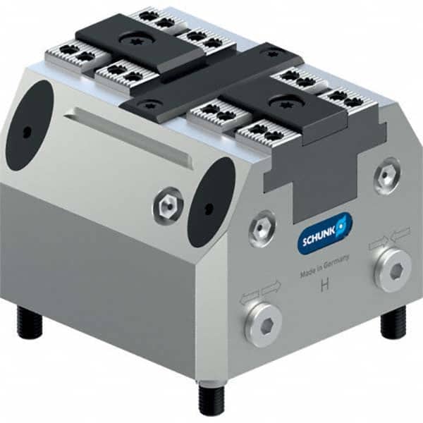 Schunk - Machine Vises Jaw Width (mm): 160.0 Throat Depth (mm): 200.0 - Apex Tool & Supply