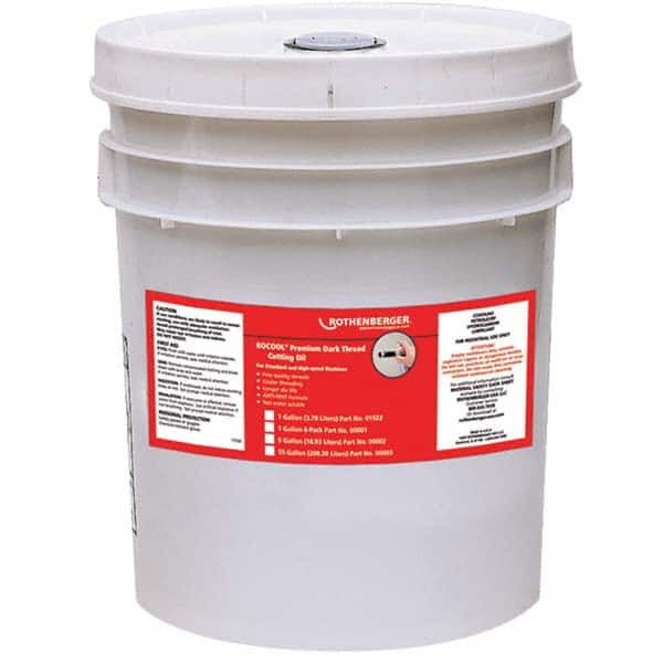 Rothenberger - Pipe Cutting & Threading Oil Type: Dark Cutting Oil Container Type: Bucket - Apex Tool & Supply
