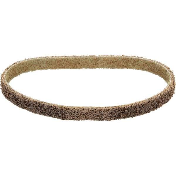 Dynabrade - 1/2" Wide x 18" OAL, Aluminum Oxide Abrasive Belt - Aluminum Oxide, Coarse, Nonwoven, Cloth Backing, Wet/Dry - Apex Tool & Supply
