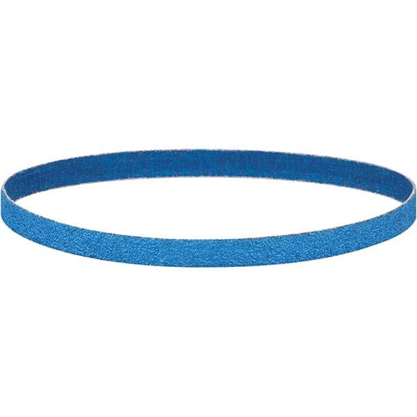 Dynabrade - 1-1/2" Wide x 30" OAL, 40 Grit, Zirconia Alumina Abrasive Belt - Zirconia Alumina, Coated, X Weighted Cloth Backing, Wet/Dry - Apex Tool & Supply