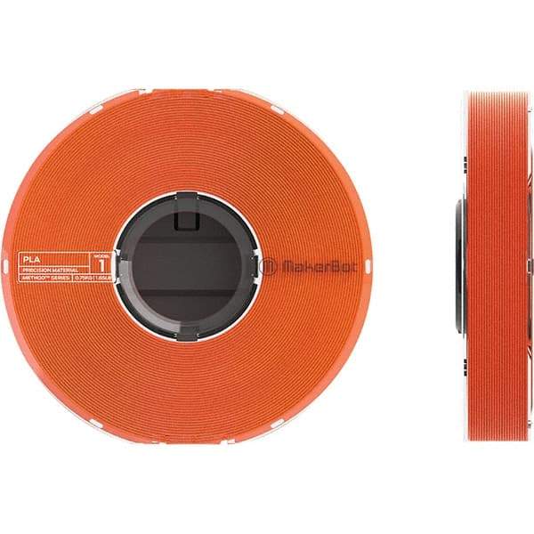 MakerBot - PLA-ABS Composite Spool - Orange, Use with MakerBot Method Performance 3D Printer - Apex Tool & Supply