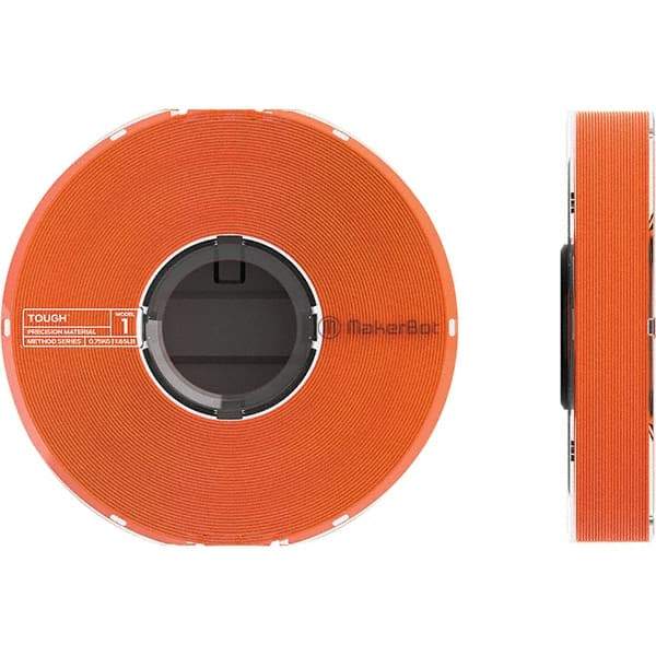 MakerBot - PLA-ABS Composite Spool - Orange, Use with MakerBot Method Performance 3D Printer - Apex Tool & Supply