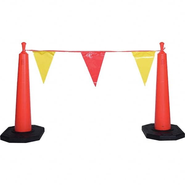 VizCon - Pennants Color: Multicolored Overall Length (Feet): 105.00 - Apex Tool & Supply
