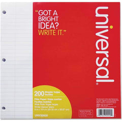 UNIVERSAL - Note Pads, Writing Pads & Notebooks Writing Pads & Notebook Type: Filler Paper Size: 8 x 10-1/2 - Apex Tool & Supply