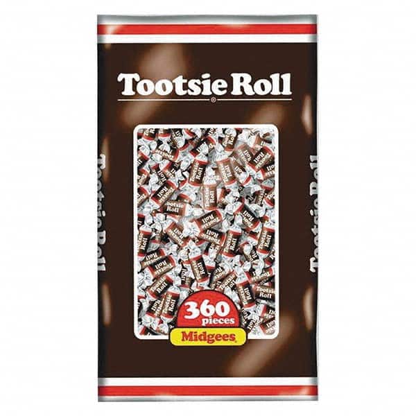 Tootsie Roll - Snacks, Cookies, Candy & Gum Breakroom Accessory Type: Candy Breakroom Accessory Description: Midgees, Original, 38.8oz Bag, 360 Pieces - Apex Tool & Supply