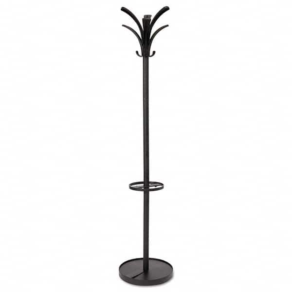 Alba - Coat Racks, Hooks & Shelving Type: Floor Rack Number of Hooks: 9 - Apex Tool & Supply