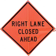 VizCon - "Men Working," 48" Wide x 48" High Vinyl Construction Roadway Sign - Apex Tool & Supply