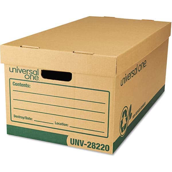 UNIVERSAL - Compartment Storage Boxes & Bins Type: Storage Box Color: Kraft/Green - Apex Tool & Supply