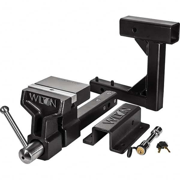 Wilton - 6" Jaw Width x 5-3/4" Jaw Opening, 5" Throat Depth, Bench & Pipe Combination Vise - Apex Tool & Supply