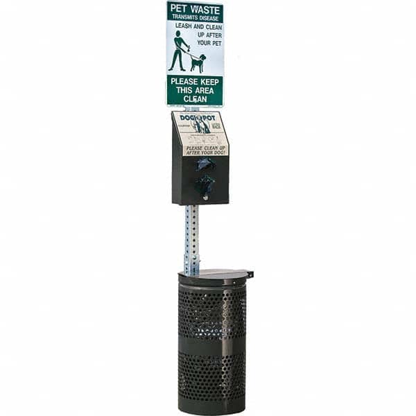 DOGIPOT - Pet Waste Stations Mount Type: Pole Mount Overall Height Range (Feet): 4' - 8' - Apex Tool & Supply