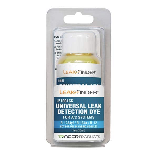 Leak Finder - Automotive Leak Detection Dyes Applications: Refrigeration Container Size: 1 oz. - Apex Tool & Supply