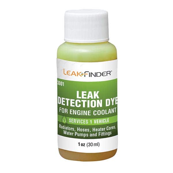 Leak Finder - Automotive Leak Detection Dyes Applications: Coolant Container Size: 1 oz. - Apex Tool & Supply