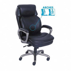 Serta - 46-3/4" High Executive High Back Leather Chair - Apex Tool & Supply