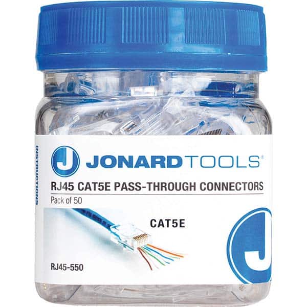 Jonard Tools - Cable Tools & Kits Tool Type: Pass-Through Connectors Number of Pieces: 50.000 - Apex Tool & Supply
