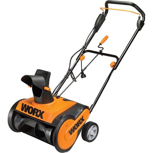 Worx - Snow Blowers Type: Snow Thrower Clearing Width (Inch): 18 - Apex Tool & Supply
