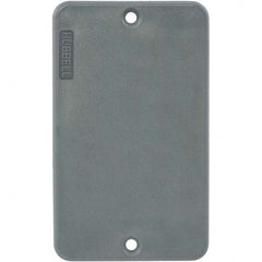 Hubbell Wiring Device-Kellems - Electrical Outlet Box & Switch Box Accessories Accessory Type: Box Cover Material: PBT Resin - Apex Tool & Supply