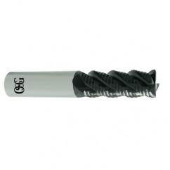 1/4" Dia. - 2" OAL - TIAlN CBD - .03 CR- Roughing End Mill - 4 FL - Apex Tool & Supply