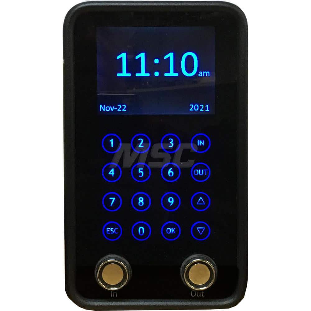 Vetro Cloud Edition Touchscreen Networkable or Standalone Time Clock Clock in with iButtons or 4-Digit ID, 50-Employee Database Resides in Cloud, Use Windows-Based Software Anywhere to Prepare Reports/Export to Quickbooks