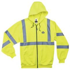 8392 2XL LIME HOODED SWEATSHIRT - Apex Tool & Supply