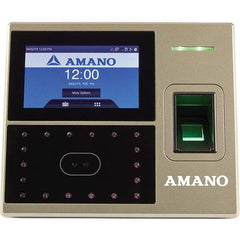 Amano - Time Clocks & Time Recorders Punch Style: Biometric Power Source: 100 to 240 V @ 50 to 60 Hz - Apex Tool & Supply