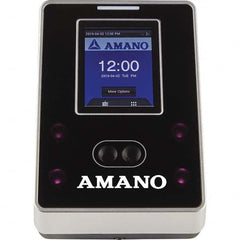 Amano - Time Clocks & Time Recorders Punch Style: Biometric Power Source: 100 to 240 V @ 50 to 60 Hz - Apex Tool & Supply
