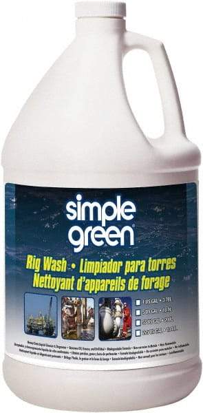Simple Green - 1 Gal Bottle Cleaner/Degreaser - Liquid, Alkaline, Unscented - Apex Tool & Supply