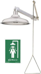 Haws - Plumbed Drench Showers Mount: Horizontal Shower Head Material: Stainless Steel - Apex Tool & Supply
