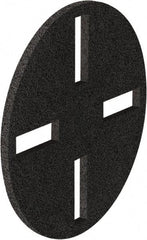 Fas-trak - 17" Diam Stripping Pad - 19" Machine, Black Pad, Polyester - Apex Tool & Supply