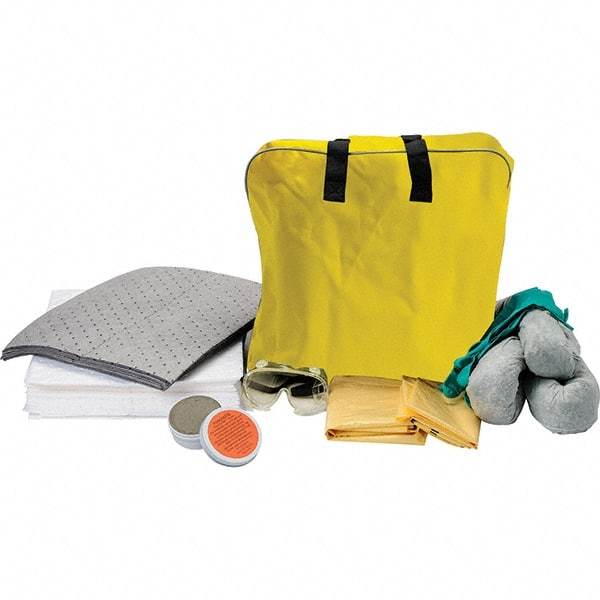 Brady SPC Sorbents - 11.5 Gal Capacity Oil Only & Universal Spill Kit - 11.5 Gal Polyethylene Bag - Apex Tool & Supply