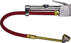 Milton - 160 Max psi Closed Check Aluminum/EPDM Inflator Gauge - Dual Large Bore Chuck, 1/4 FNPT, 10 to 160 psi Pressure Range - Apex Tool & Supply