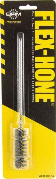 Brush Research Mfg. - 5/8" to 0.709" Bore Diam, 800 Grit, Silicon Carbide Flexible Hone - Extra Fine, 8" OAL - Apex Tool & Supply