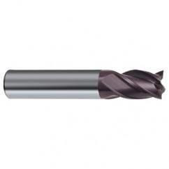 1/2 Dia. x 2-1/2 Overall Length 4-Flute Square End Solid Carbide SE End Mill-Round Shank-Center Cut-Firex - Apex Tool & Supply