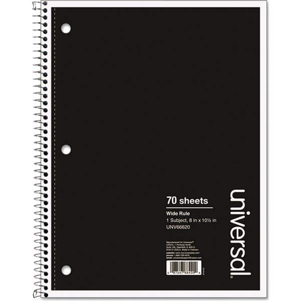 UNIVERSAL - Note Pads, Writing Pads & Notebooks Writing Pads & Notebook Type: Notebook Size: 10-1/2 x 8 - Apex Tool & Supply