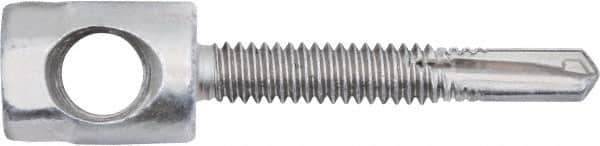 Powers Fasteners - 3/8" Zinc-Plated Steel Horizontal (Cross Drilled) Mount Threaded Rod Anchor - 1/4" Diam x 1-1/2" Long, Hex Head, 2,810 Lb Ultimate Pullout, For Use with Steel - Apex Tool & Supply