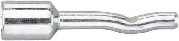Powers Fasteners - 3/8" Diam, 1/4" Drill, 2-3/8" OAL, 3-5/8" Min Embedment Pin Anchor Concrete Anchor - 1038 Carbon Steel, Zinc-Plated Finish, Round Head, Hammer Drive, 5/8" Thread Length - Apex Tool & Supply