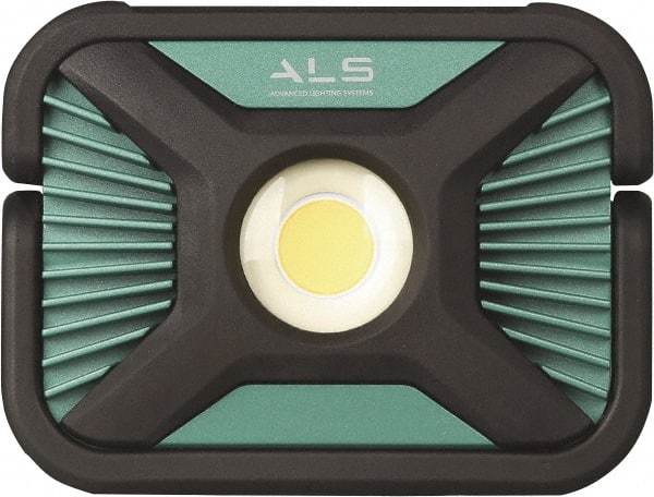 Advanced Lighting Systems - 7.2 Volt, Black & Turquoise Spot Light - 2,000 Lumens, Rechargeable Battery, LED Lamp - Apex Tool & Supply